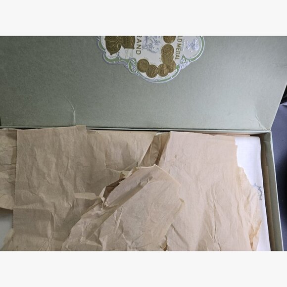 Vintage Liddell Linen No.10 Ireland Damask Tablecloth 62x82 & 8 Napkins NEW - Picture 10 of 16